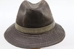 Hatland Regenhoed Orville Weathered Cotton Antracite -Hoeden Winkel 1844831664