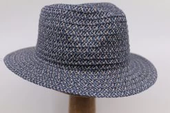Seeberger Fedora Zomerhoed Crochet Marine Taupe -Hoeden Winkel 1868744004