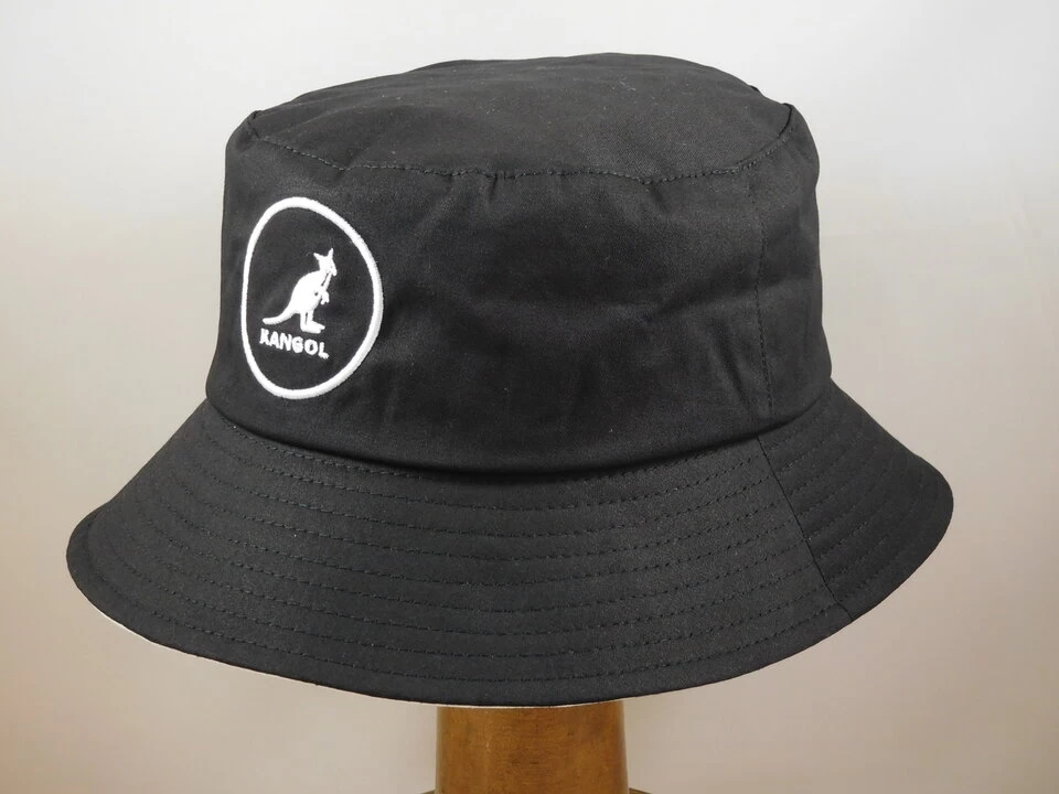 Kangol Bucket Hat Cotton Black White 4 Kangol Bucket Hat Cotton Black White - Afbeelding 2
