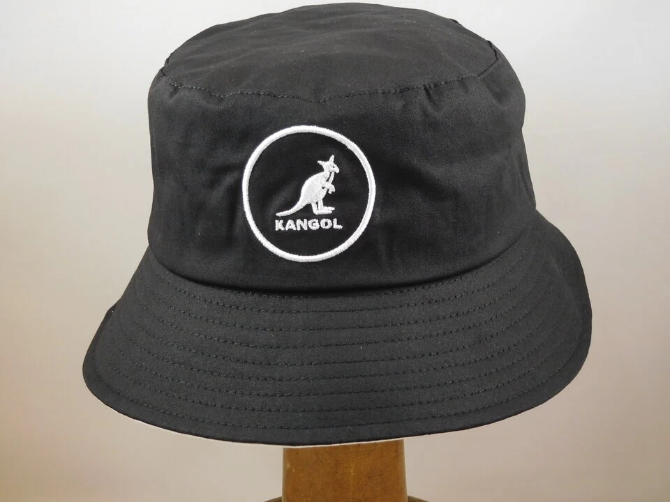 Kangol Bucket Hat Cotton Black White 5 Kangol Bucket Hat Cotton Black White - Afbeelding 3