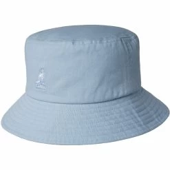Kangol Bucket Hat Washed Cotton Blue Tint