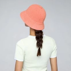 Kangol Bucket Hat Casual Bermuda Peach Pink -Hoeden Winkel 1895138151