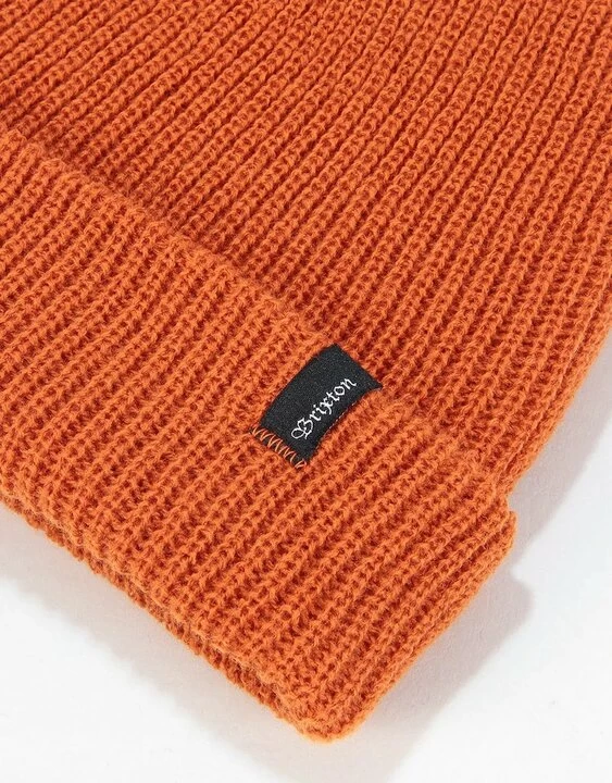 Brixton Polar Chunky Beanie Burnt Orange 4 Brixton Polar Chunky Beanie Burnt Orange - Afbeelding 2