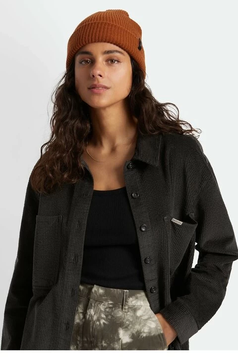 Brixton Polar Chunky Beanie Burnt Henna 4 Brixton Polar Chunky Beanie Burnt Henna - Afbeelding 2