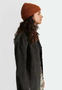 Brixton Polar Chunky Beanie Burnt Henna 11 Brixton Polar Chunky Beanie Burnt Henna -Hoeden Winkel 1899951561
