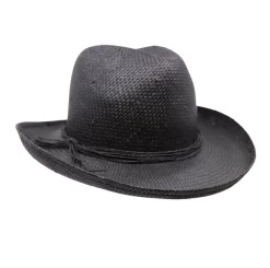 Jos Van Dijck Papierstro Western Hoed Zwart