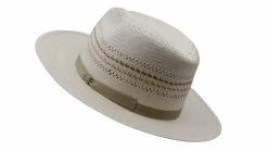Jos Van Dijck By Tesi Fedora Pico Shantung Paper White -Hoeden Winkel 1902512451