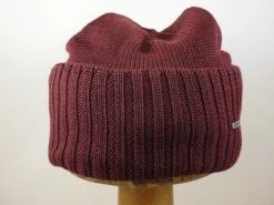 Stetson Beanie Northport Merino Wool Knit Bordeaux -Hoeden Winkel 1906535610