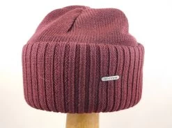 Stetson Beanie Northport Merino Wool Knit Bordeaux -Hoeden Winkel 1906535613