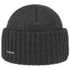 Stetson Beanie Northport Merino Wool Knit Anthracite