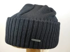 Stetson Beanie Northport Merino Wool Knit Black -Hoeden Winkel 1906574430