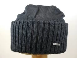 Stetson Beanie Northport Merino Wool Knit Black -Hoeden Winkel 1906574436