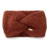 Bronte Haarband Camille Knitted Wolmix Rust