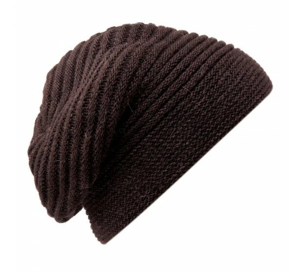 Bronte Dubbelgebreide Muts Wol Chocoladebruin 3 Bronte Dubbelgebreide Muts Wol Chocoladebruin