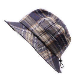 Portaluri Regenhoed Katoenmix Ruit Blauw Beige -Hoeden Winkel 1915957758