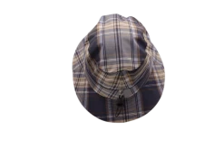 Portaluri Regenhoed Katoenmix Ruit Blauw Beige -Hoeden Winkel 1915957764