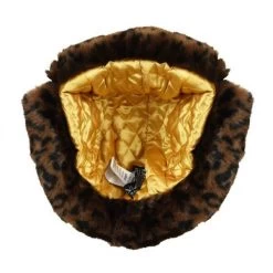Kangol Pilotenmuts Trapper Faux Fur Leopard -Hoeden Winkel 1916026998