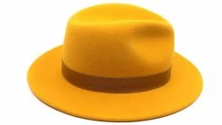 Bailey Fedora Curtis Litefelt Satin Brass -Hoeden Winkel 1920195552