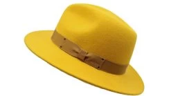 Bailey Fedora Curtis Litefelt Satin Brass -Hoeden Winkel 1920195555
