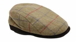 City Sport Ivy Pet 92 Engelse Tweed Visgraat Ruit Mosgroen Multi