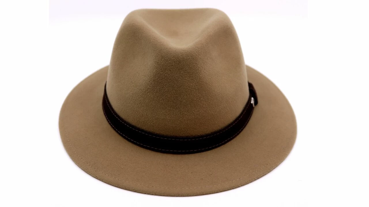 Panizza Fedora Potenza Haarvilt Beige 4 Panizza Fedora Potenza Haarvilt Beige - Afbeelding 2