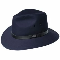 Bailey Fedora Dalton Canvas Navy