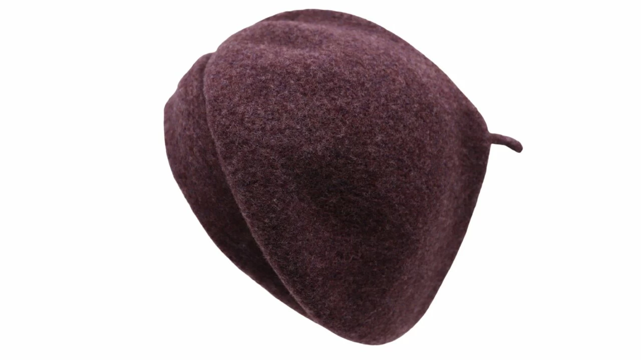 Kopka Roll Up Baret Wolvilt Parma Mix 4 Kopka Roll Up Baret Wolvilt Parma Mix - Afbeelding 2