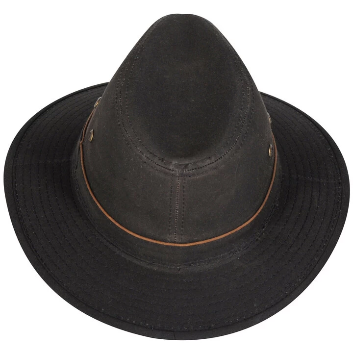 Stetson Traveller Regenhoed Avasun Wax Katoen Bruin 5 Stetson Traveller Regenhoed Avasun Wax Katoen Bruin - Afbeelding 3