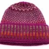 Bedacht Muts Multicolor Wolmix Magenta Rust