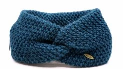 Bronte Haarband Camille Knitted Wolmix Petrol