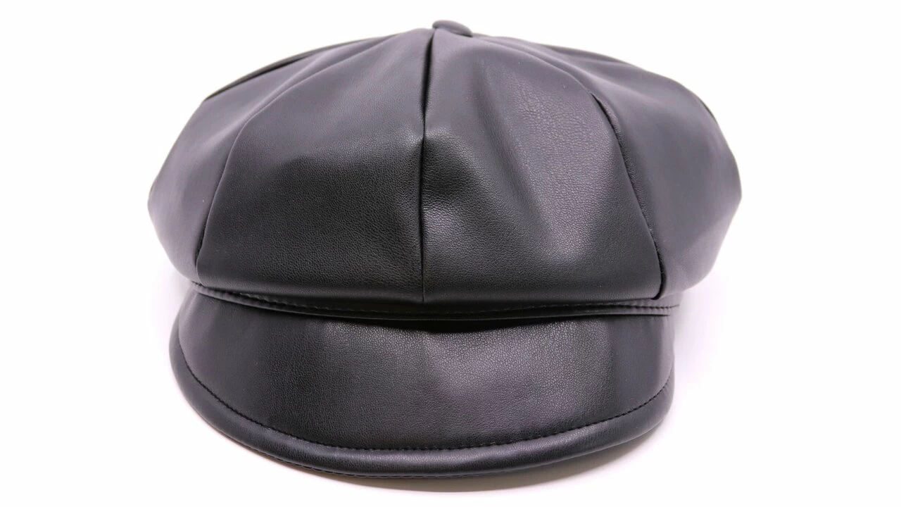 Jos Van Dijck Regenpet Monello Vegan Leather Black 4 Jos Van Dijck Regenpet Monello Vegan Leather Black - Afbeelding 2