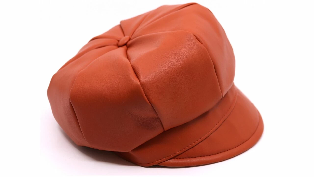 Jos Van Dijck Regenpet Monello Vegan Leather Terracotta 4 Jos Van Dijck Regenpet Monello Vegan Leather Terracotta - Afbeelding 2