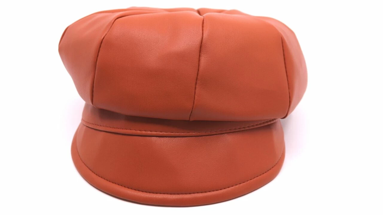 Jos Van Dijck Regenpet Monello Vegan Leather Terracotta 6 Jos Van Dijck Regenpet Monello Vegan Leather Terracotta - Afbeelding 4