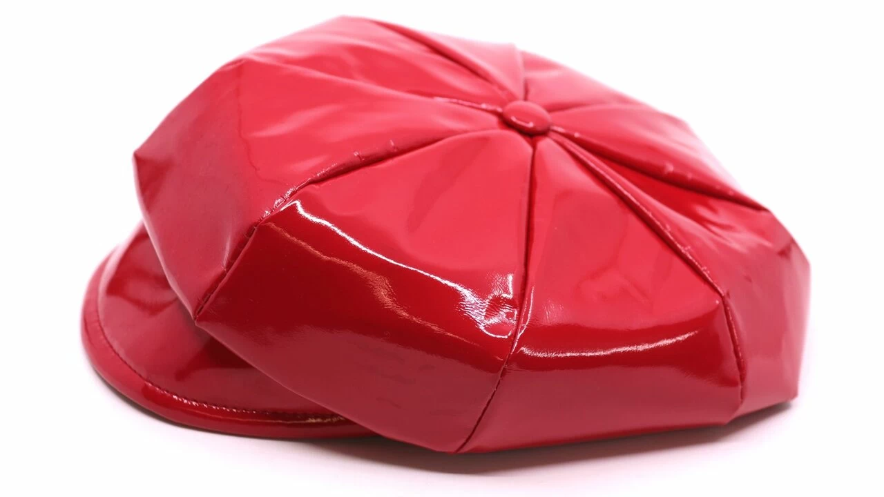 Jos Van Dijck Regenpet Monello Lak Rood 4 Jos Van Dijck Regenpet Monello Lak Rood - Afbeelding 2