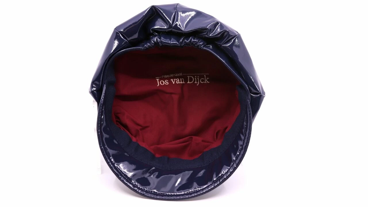Jos Van Dijck Regenpet Monello Lak Donkerblauw 7 Jos Van Dijck Regenpet Monello Lak Donkerblauw - Afbeelding 5