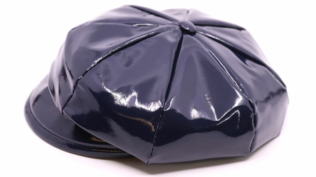 Jos Van Dijck Regenpet Monello Lak Donkerblauw 4 Jos Van Dijck Regenpet Monello Lak Donkerblauw - Afbeelding 2