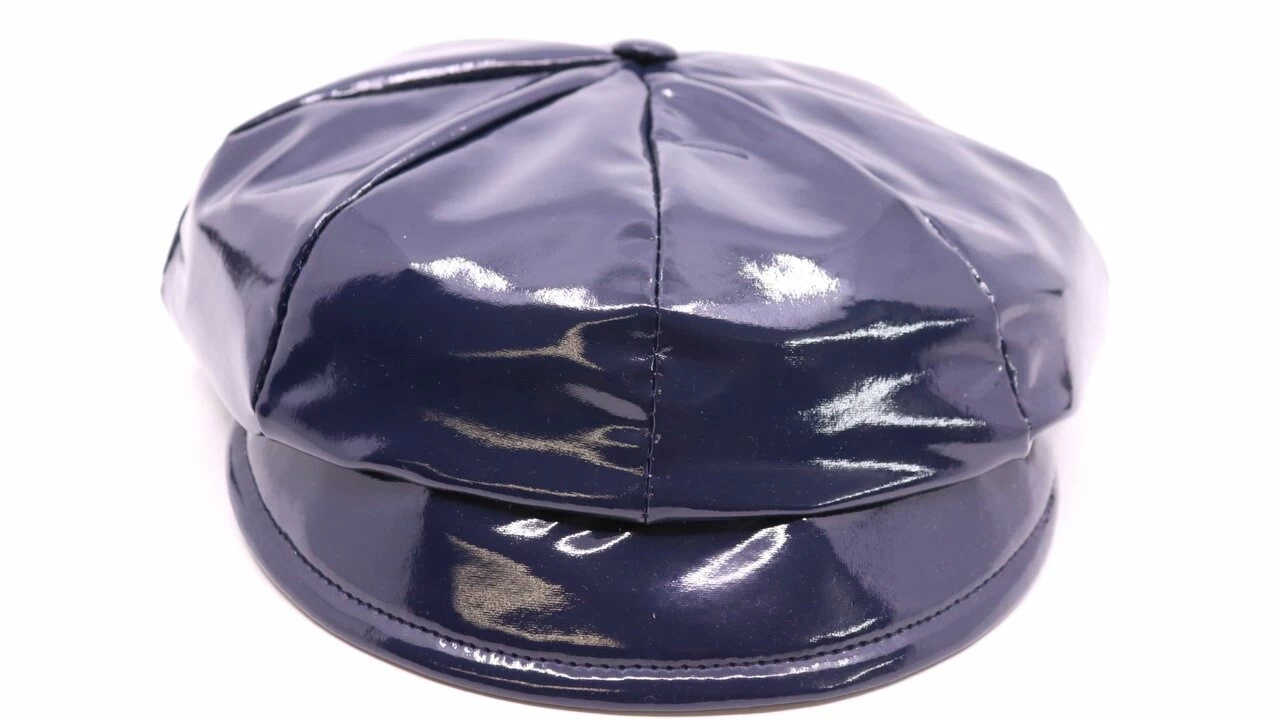 Jos Van Dijck Regenpet Monello Lak Donkerblauw 5 Jos Van Dijck Regenpet Monello Lak Donkerblauw - Afbeelding 3