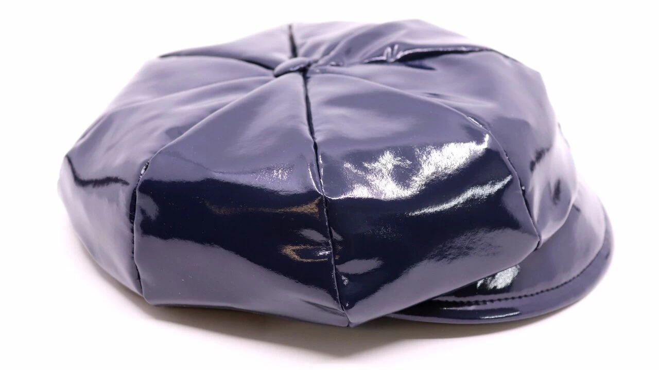 Jos Van Dijck Regenpet Monello Lak Donkerblauw 6 Jos Van Dijck Regenpet Monello Lak Donkerblauw - Afbeelding 4