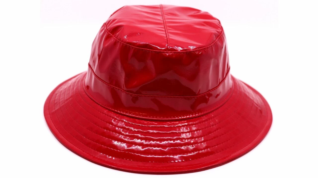 Jos Van Dijck Regenhoed Noordzee Lak Rood 5 Jos Van Dijck Regenhoed Noordzee Lak Rood - Afbeelding 3