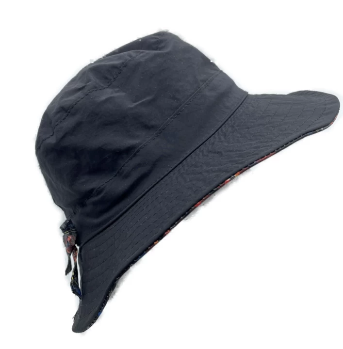 Jos Van Dijck Regenhoed Ruit Zwart 4 Jos Van Dijck Regenhoed Ruit Zwart - Afbeelding 2