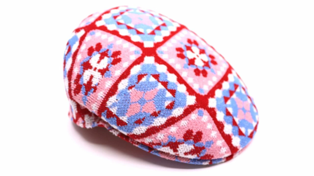 Kangol Flatcap 504 Arts And Crafts Acryl Scarlet 5 Kangol Flatcap 504 Arts And Crafts Acryl Scarlet - Afbeelding 3