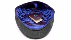 Alfonso Deste Ivy Pet Tirreno Herringbone Wool Dark Green -Hoeden Winkel 1960979997