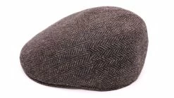 Alfonso Deste Ivy Pet Tirreno Wol Visgraat Bruin