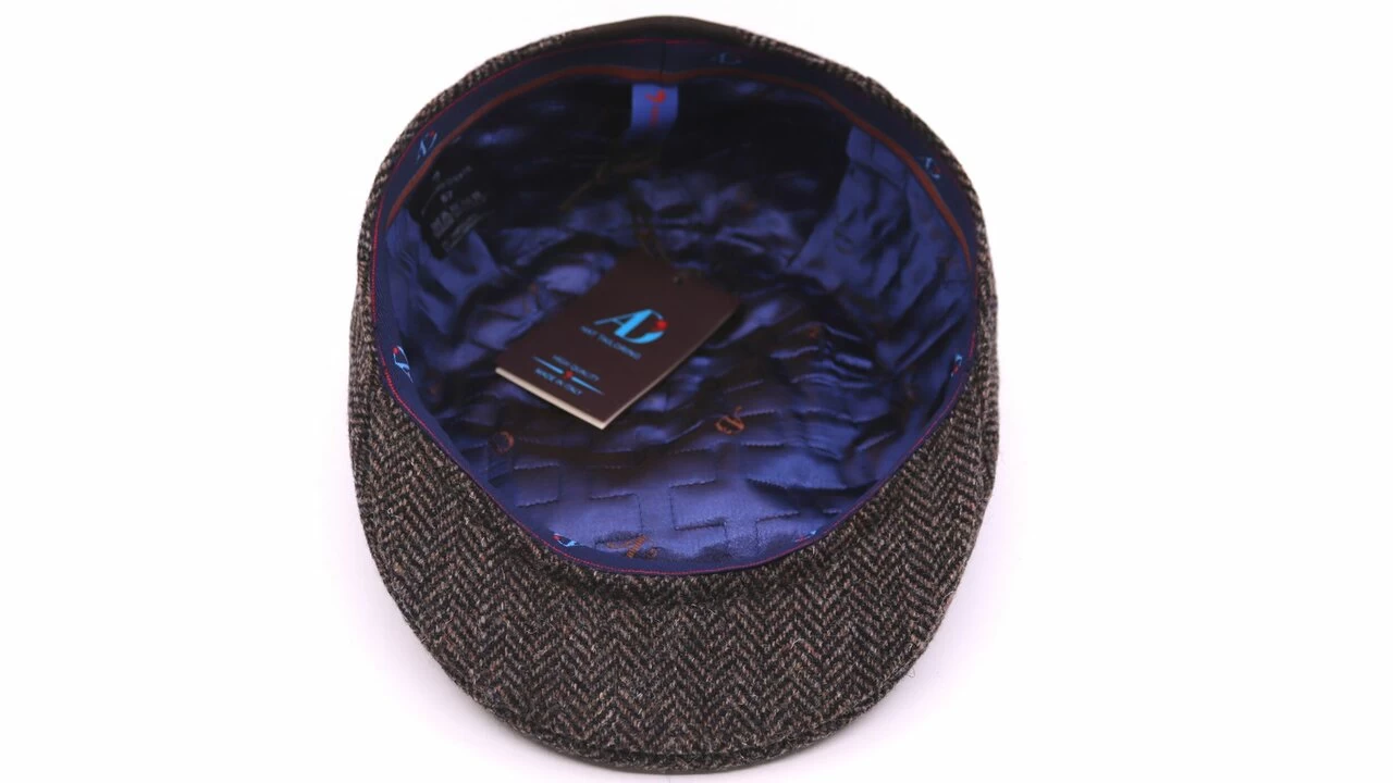 Alfonso Deste Ivy Pet Tirreno Wol Visgraat Bruin 6 Alfonso Deste Ivy Pet Tirreno Wol Visgraat Bruin - Afbeelding 4