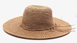 Seeberger Flaphoed Crochet Papierstro Nut Brown -Hoeden Winkel 1963251486