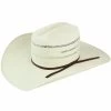 Bailey Western Delafield Bangora Straw Ivory
