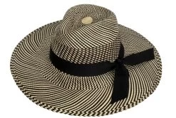 Bronte Fedora Vic Panama Natural Black