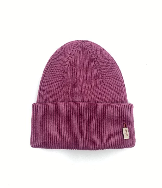 Bedacht Zomer Beanie Knitted Katoen Framboos 3 Bedacht Zomer Beanie Knitted Katoen Framboos