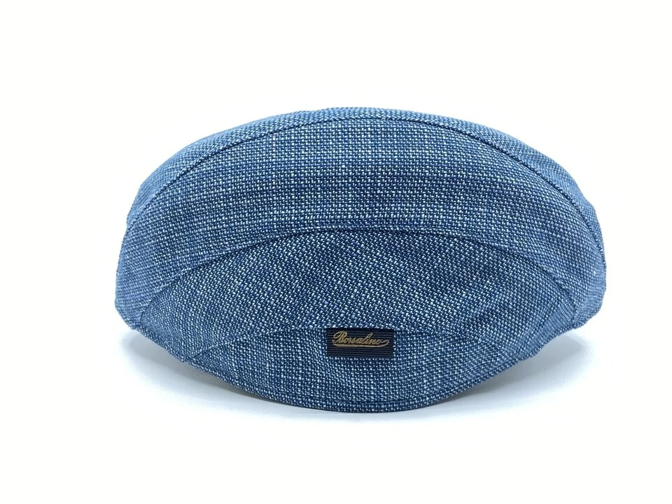 Borsalino Engelse Pet Crossover Katoen Linnen Misto Aqua 7 Borsalino Engelse Pet Crossover Katoen Linnen Misto Aqua - Afbeelding 5