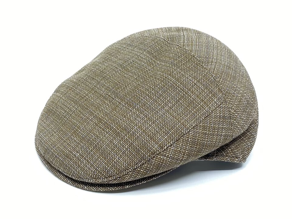 Borsalino Engelse Pet Crossover Katoen Linnen Misto Bruin 4 Borsalino Engelse Pet Crossover Katoen Linnen Misto Bruin - Afbeelding 2